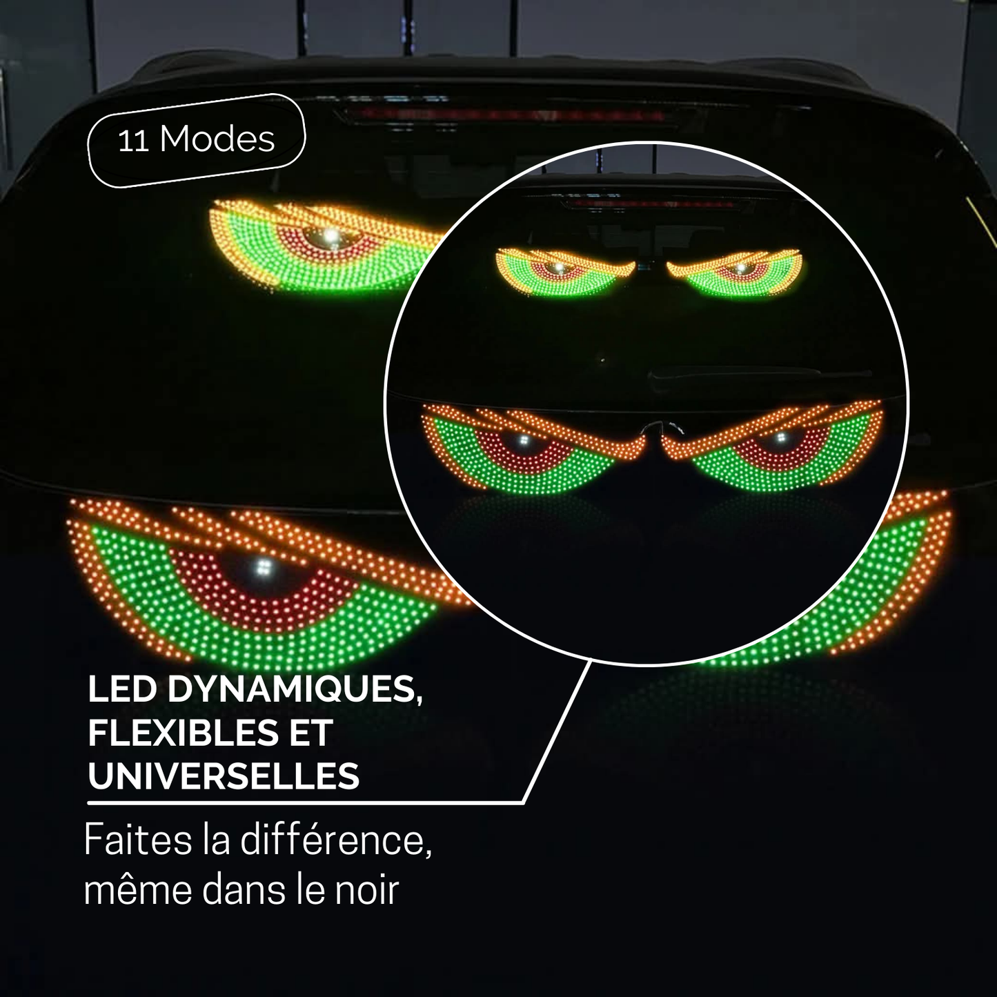 đ Le Regard Qui Hypnotise la Route : Yeux Clignotants Lumineux pour VĂ©hicules