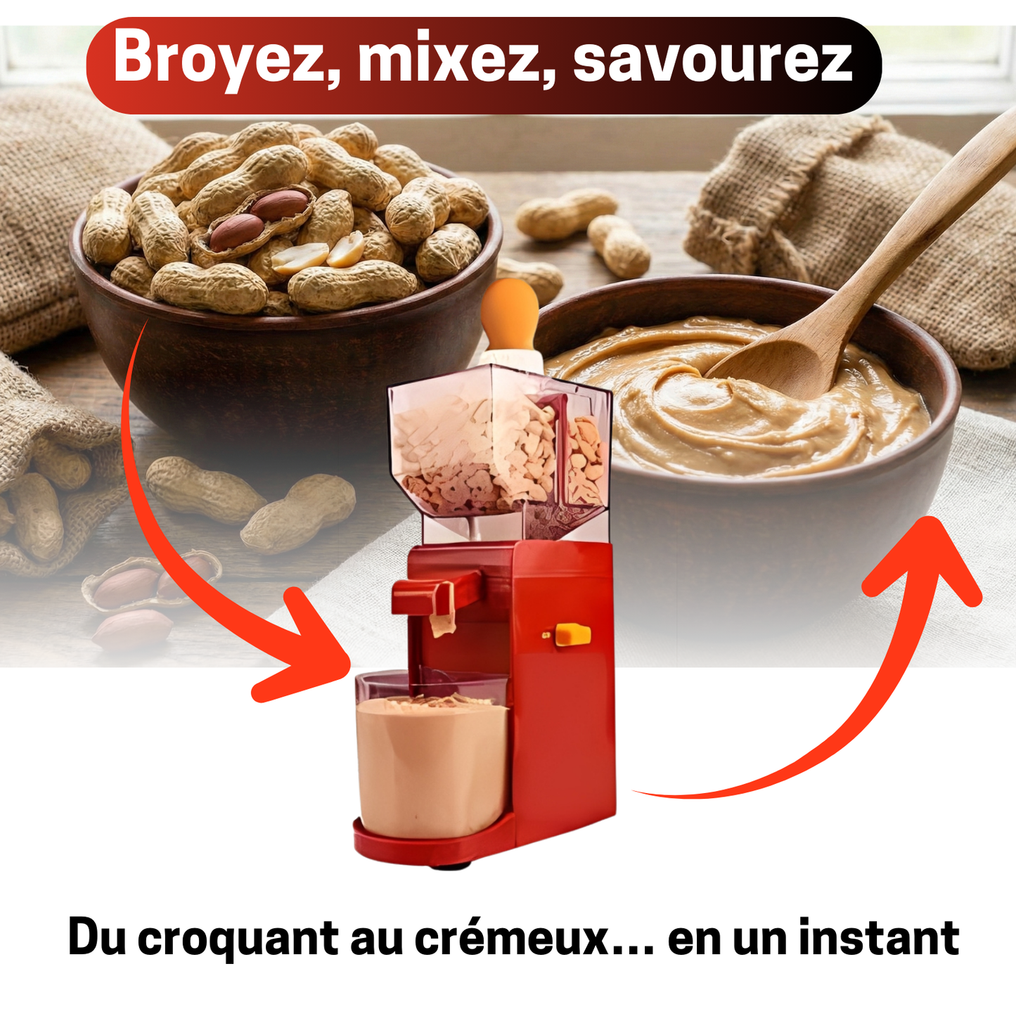 🥜✨ FAITES VOTRE PROPRE BEURRE D’ARACHIDE À LA MAISON !