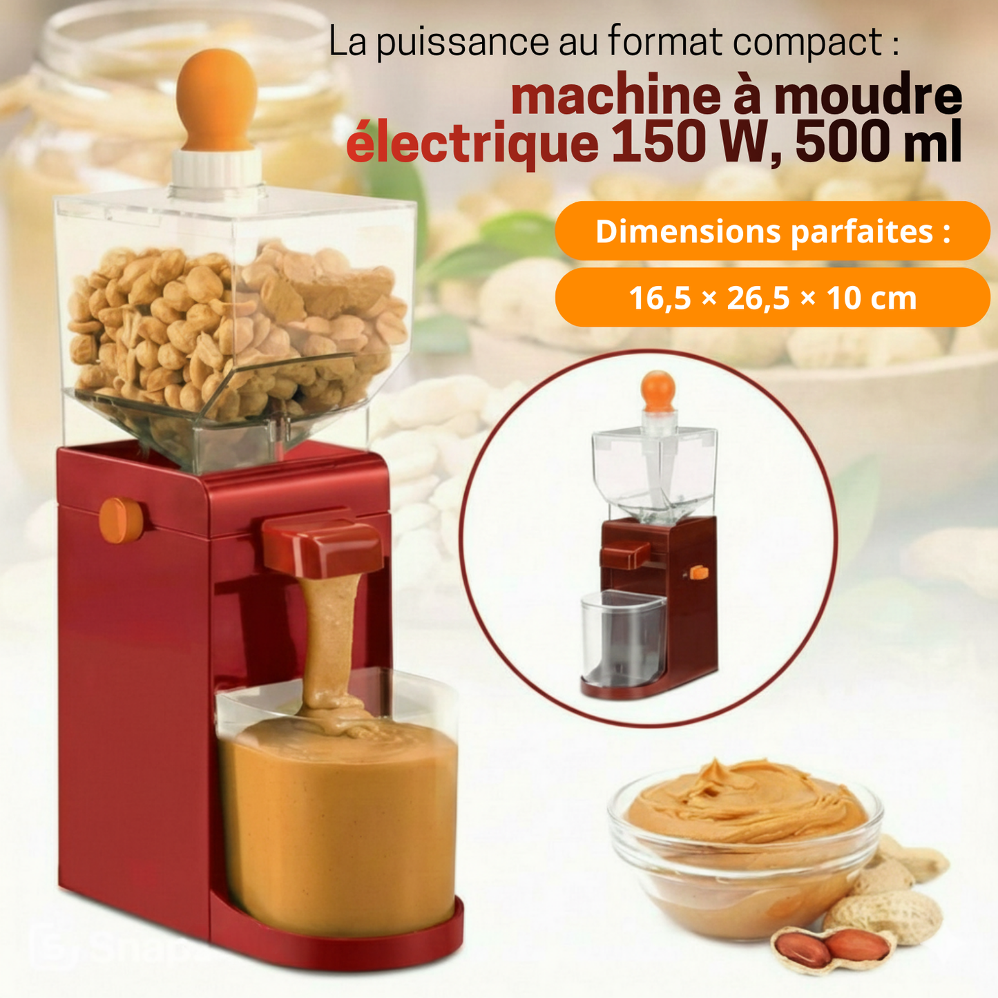 🥜✨ FAITES VOTRE PROPRE BEURRE D’ARACHIDE À LA MAISON !