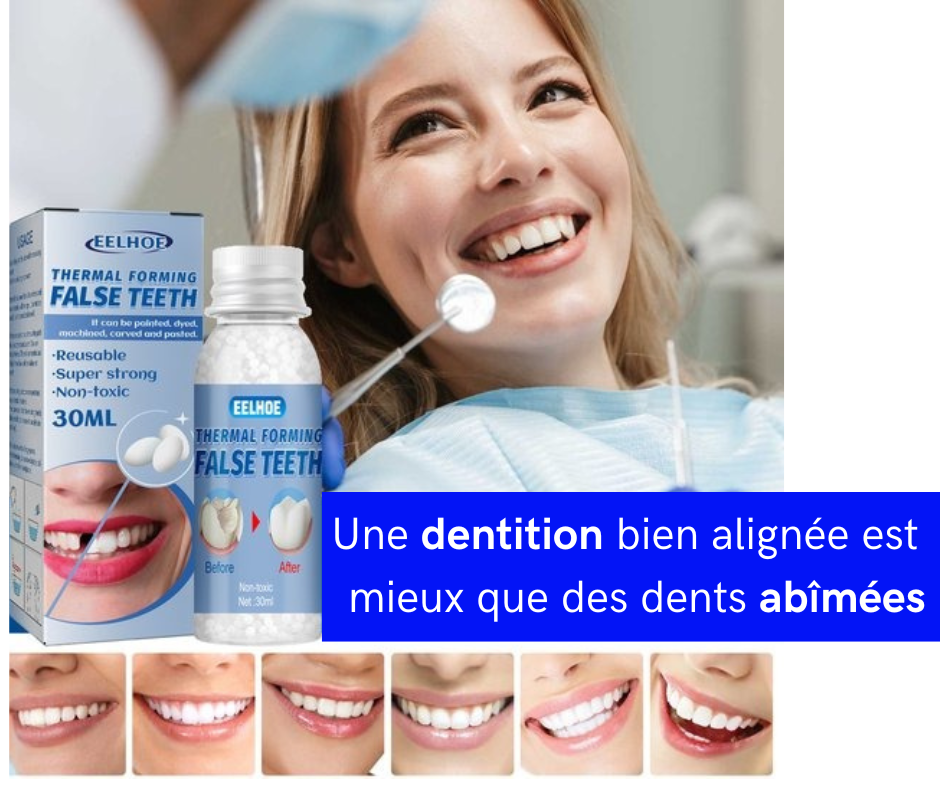 🦷 Gel Dentaire Moulable : Retrouvez Votre Sourire en Quelques Minutes ! Votre Sourire Mérite d'Être Complet