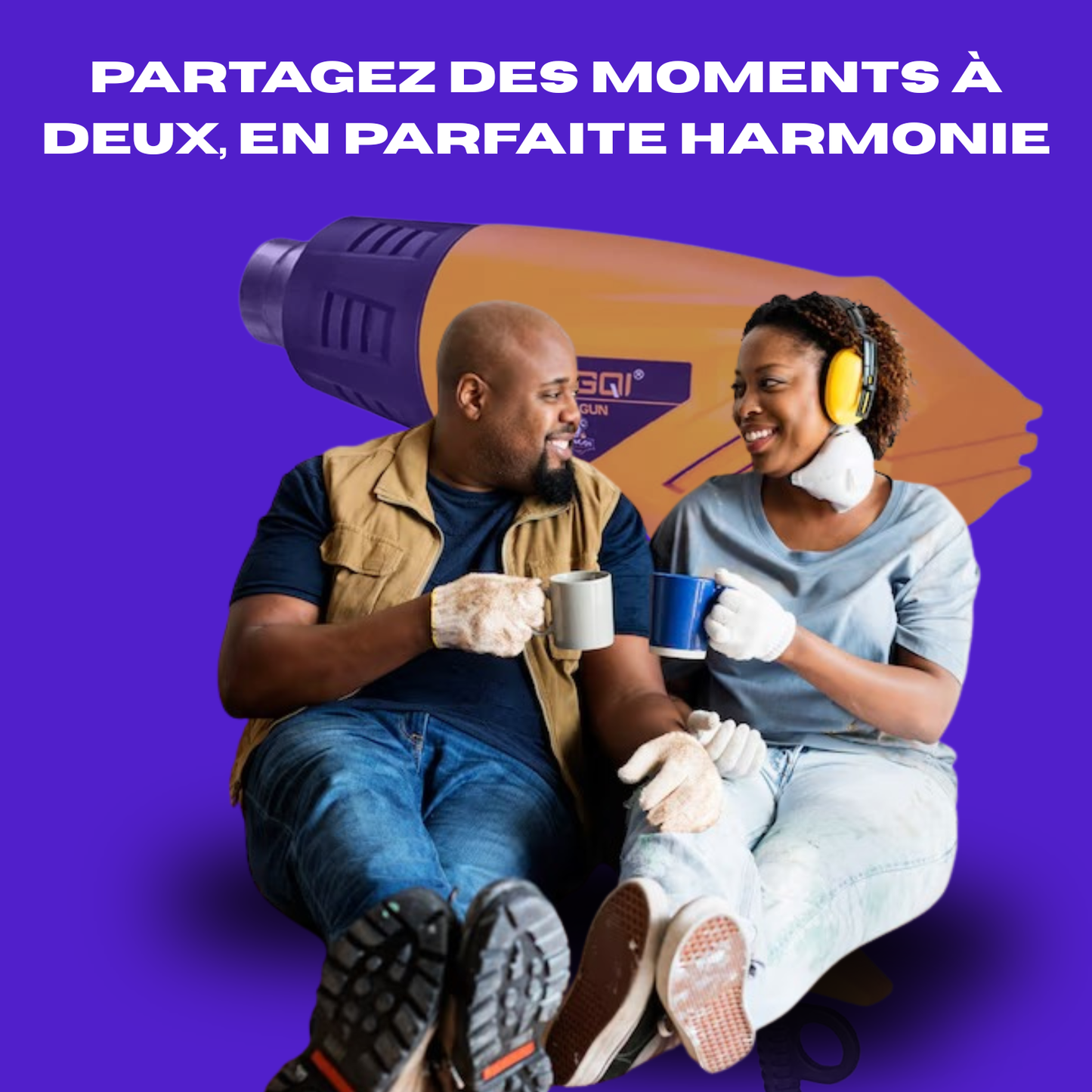 🔥 PISTOLET THERMIQUE PROFESSIONNEL DINGQI (2000W) – L'Outil Qui Fait Fondre Tes Problèmes !