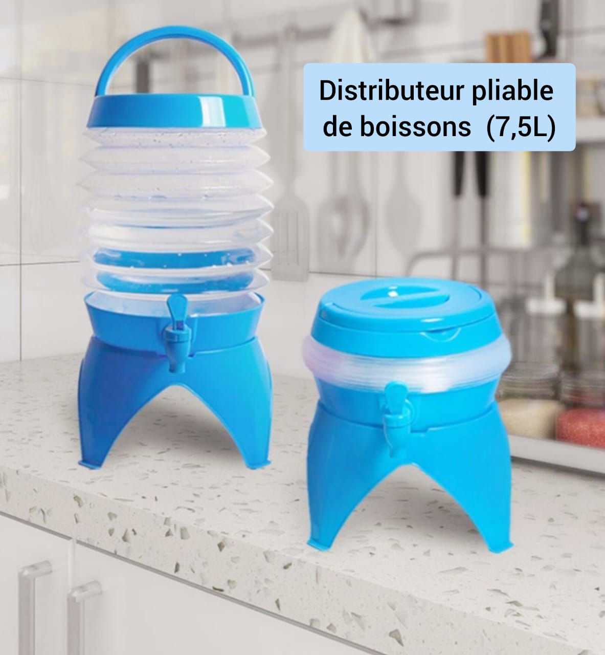 Distributeur pliable de boissons