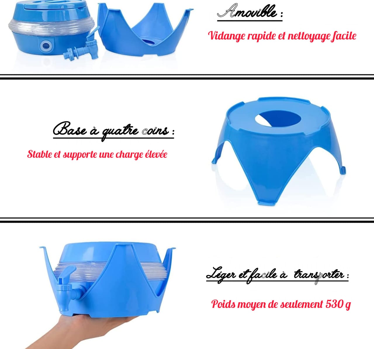 Distributeur pliable de boissons